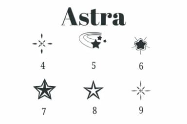 Astra by Suphitchaya — Dingbats Font — thumbnail 4