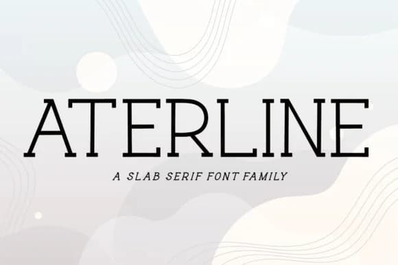 Aterline by AEN Creative Studio — Slab Serif Font