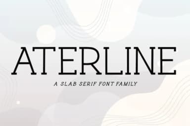 Aterline by AEN Creative Studio — Slab Serif Font — thumbnail 1