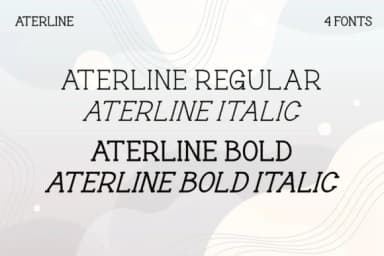 Aterline by AEN Creative Studio — Slab Serif Font — thumbnail 6