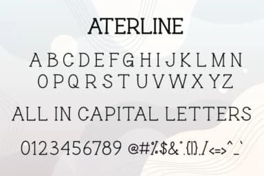 Aterline by AEN Creative Studio — Slab Serif Font — thumbnail 8