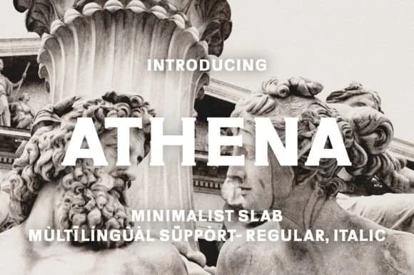 Athena by Minimalistartstudio — Slab Serif Font