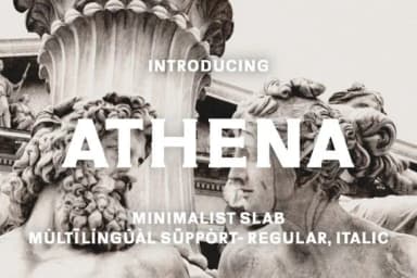 Athena by Minimalistartstudio — Slab Serif Font — thumbnail 1