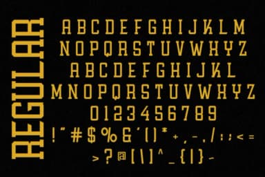 Athletic Varsity by Almairatype Studio — Slab Serif Font — thumbnail 2