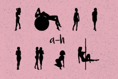 Attractive Female Poses by Minimalistartstudio — Dingbats Font — thumbnail 6