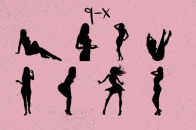Attractive Female Poses by Minimalistartstudio — Dingbats Font — thumbnail 8