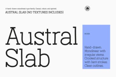 Austral Slab by antipixel — Slab Serif Font — thumbnail 1