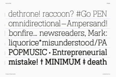 Austral Slab by antipixel — Slab Serif Font — thumbnail 4