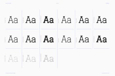 Austral Slab Textures by antipixel — Slab Serif Font — thumbnail 2