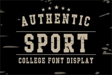 Authentic Sport by riki.studio — Slab Serif Font — thumbnail 1
