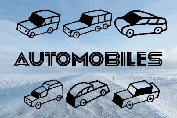 Automobiles by vladimirnikolic — Dingbats Font