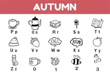 Autumn by Nun Sukhwan — Dingbats Font — thumbnail 3