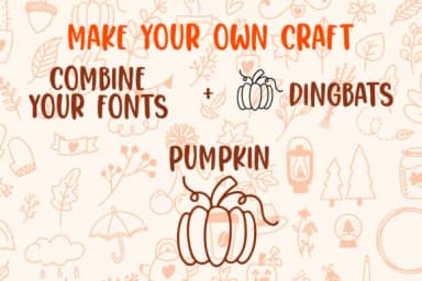 Autumn by Doll Tag Clothing — Dingbats Font — thumbnail 2