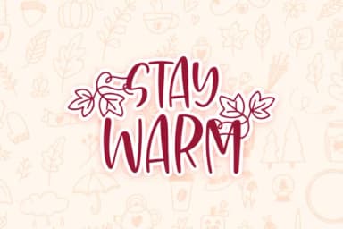 Autumn by Doll Tag Clothing — Dingbats Font — thumbnail 4