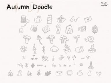 Autumn Doodle by Apollo no.64 — Dingbats Font — thumbnail 3