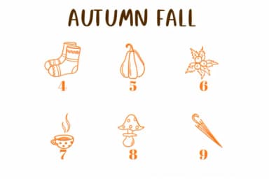Autumn Fall by CHANOK — Dingbats Font — thumbnail 4