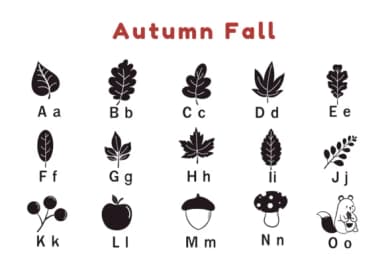 Autumn Fall by Nun Sukhwan — Dingbats Font — thumbnail 5