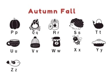 Autumn Fall by Nun Sukhwan — Dingbats Font — thumbnail 6
