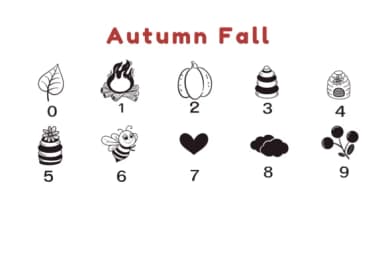 Autumn Fall by Nun Sukhwan — Dingbats Font — thumbnail 7