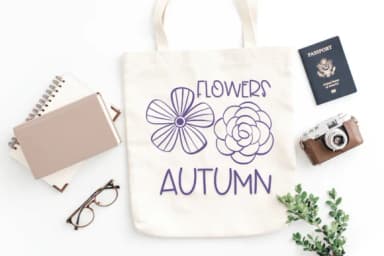 Autumn Flower by Sirinart — Dingbats Font — thumbnail 7