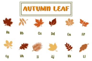 Autumn Leaf by PraewDesigns — Dingbats Font — thumbnail 2
