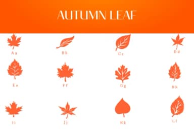 Autumn Leaf by Heartcraft Atelier — Dingbats Font — thumbnail 2
