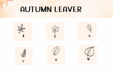 Autumn Leaver by Ketsarin — Dingbats Font — thumbnail 4