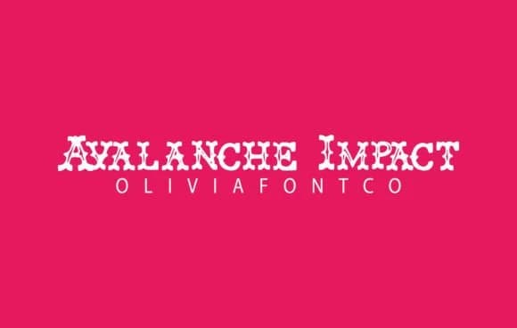Avalanche Impact by OliviaFontCo — Slab Serif Font