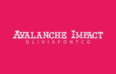 Avalanche Impact by OliviaFontCo — Slab Serif Font — thumbnail 1