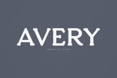 Avery by vladfedotovv — Slab Serif Font — thumbnail 1