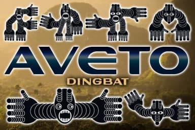Aveto by vladimirnikolic — Dingbats Font — thumbnail 1
