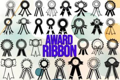 Award Ribbon by MOMAT THIRTYONE — Dingbats Font — thumbnail 1