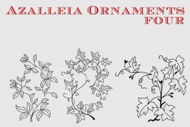 Azalleia Ornaments by Intellecta Design — Dingbats Font — thumbnail 1