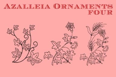 Azalleia Ornaments by Intellecta Design — Dingbats Font — thumbnail 3