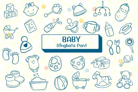 Baby by Ketsarin — Dingbats Font