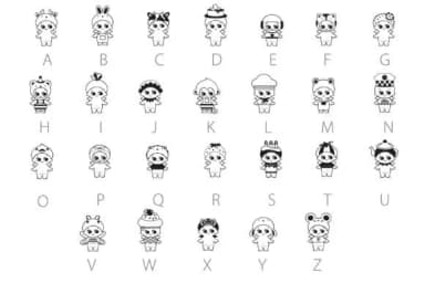 Baby Angels Dingbats by Illustration Ink — Dingbats Font — thumbnail 2