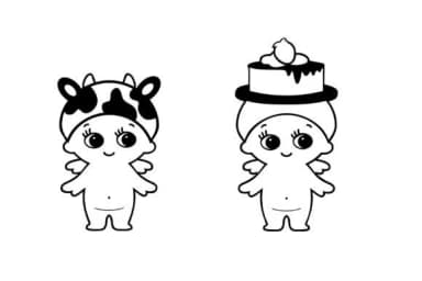 Baby Angels Dingbats by Illustration Ink — Dingbats Font — thumbnail 4