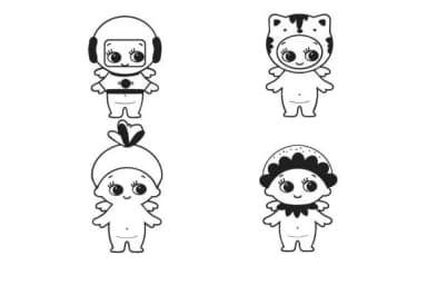 Baby Angels Dingbats by Illustration Ink — Dingbats Font — thumbnail 6