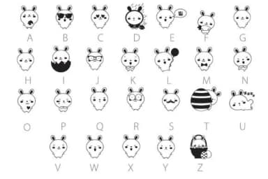 Baby Beakers Dingbats by Illustration Ink — Dingbats Font — thumbnail 3