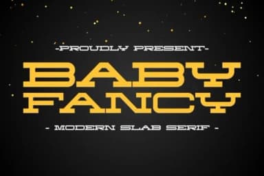 Baby Fancy by Intype Studio — Slab Serif Font — thumbnail 1