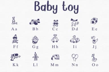 Baby Toy by Sontaya — Dingbats Font — thumbnail 2