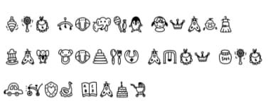 Baby's by YandiDesigns — Dingbats Font — thumbnail 6