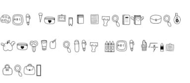 Back to School by Foam-Design Store — Dingbats Font — thumbnail 5