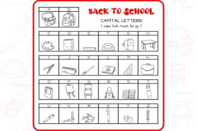 Back to School by WADLEN — Dingbats Font — thumbnail 2