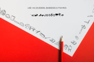 Back to School by WADLEN — Dingbats Font — thumbnail 7