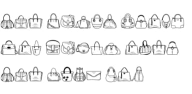 Bag Doodle by Nun Sukhwan — Dingbats Font — thumbnail 8