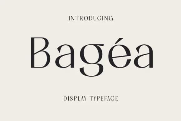 Bagea by yukitacreative — Slab Serif Font