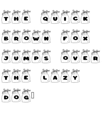 Baggy Doodles by Happy Bamboo — Dingbats Font — thumbnail 4