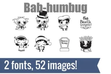 Bah-humbug Dingbats by Illustration Ink — Dingbats Font — thumbnail 1