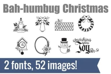 Bah-humbug Dingbats by Illustration Ink — Dingbats Font — thumbnail 2